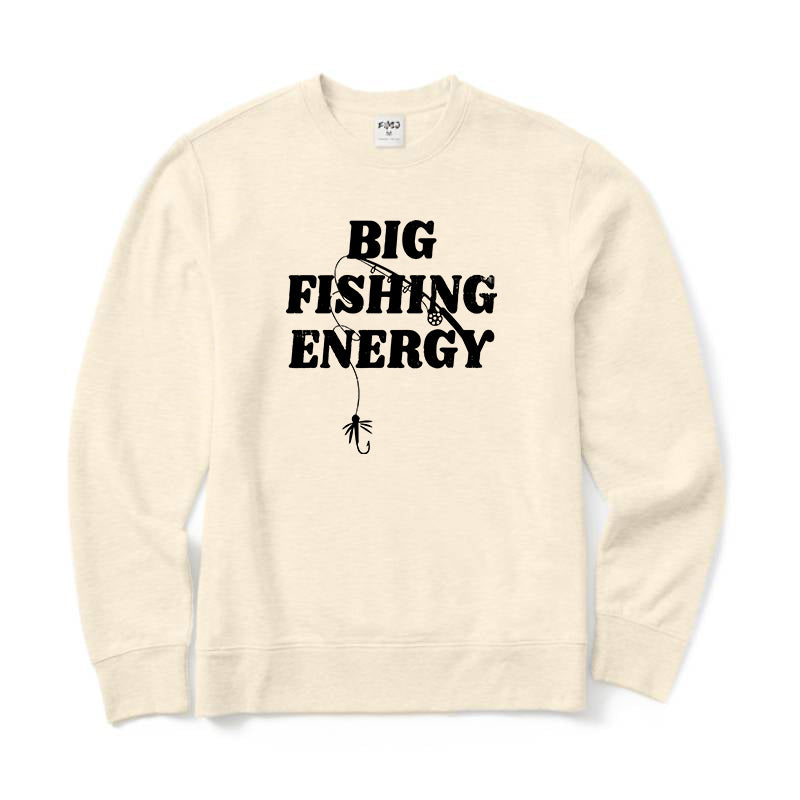 Big Fishing Energy Crewneck Sweatshirt