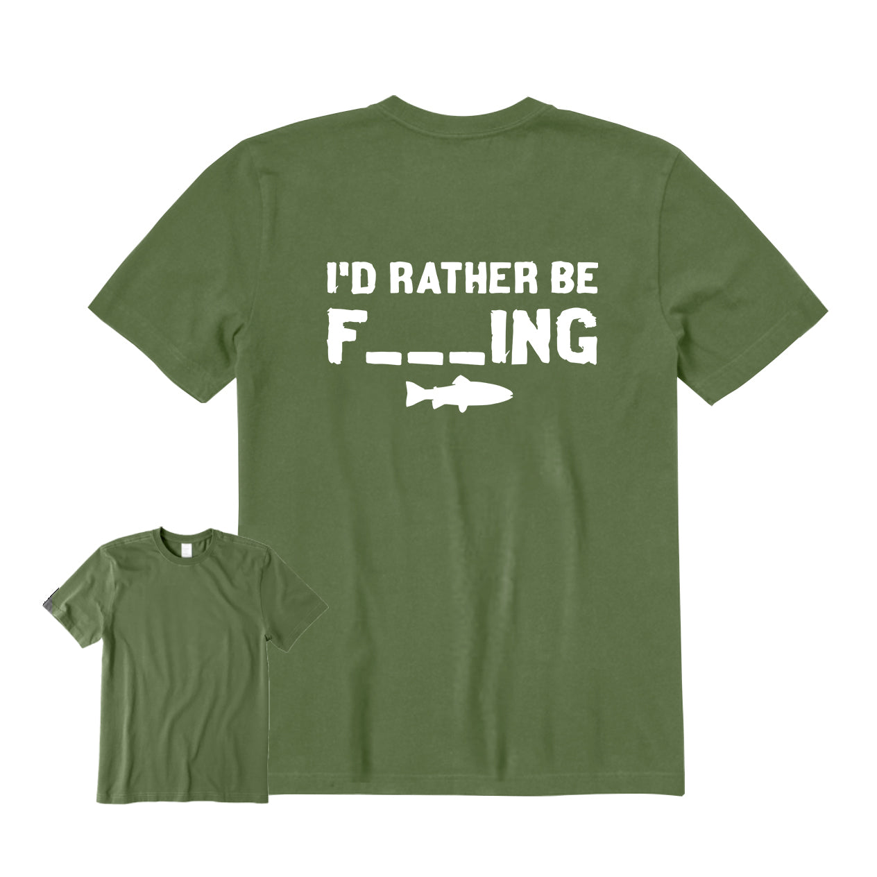 I'd Rather Be F_ING Back Graphic T-Shirt