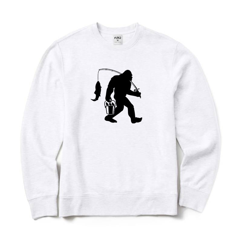 Bigfoot Fishing Crewneck Sweatshirt