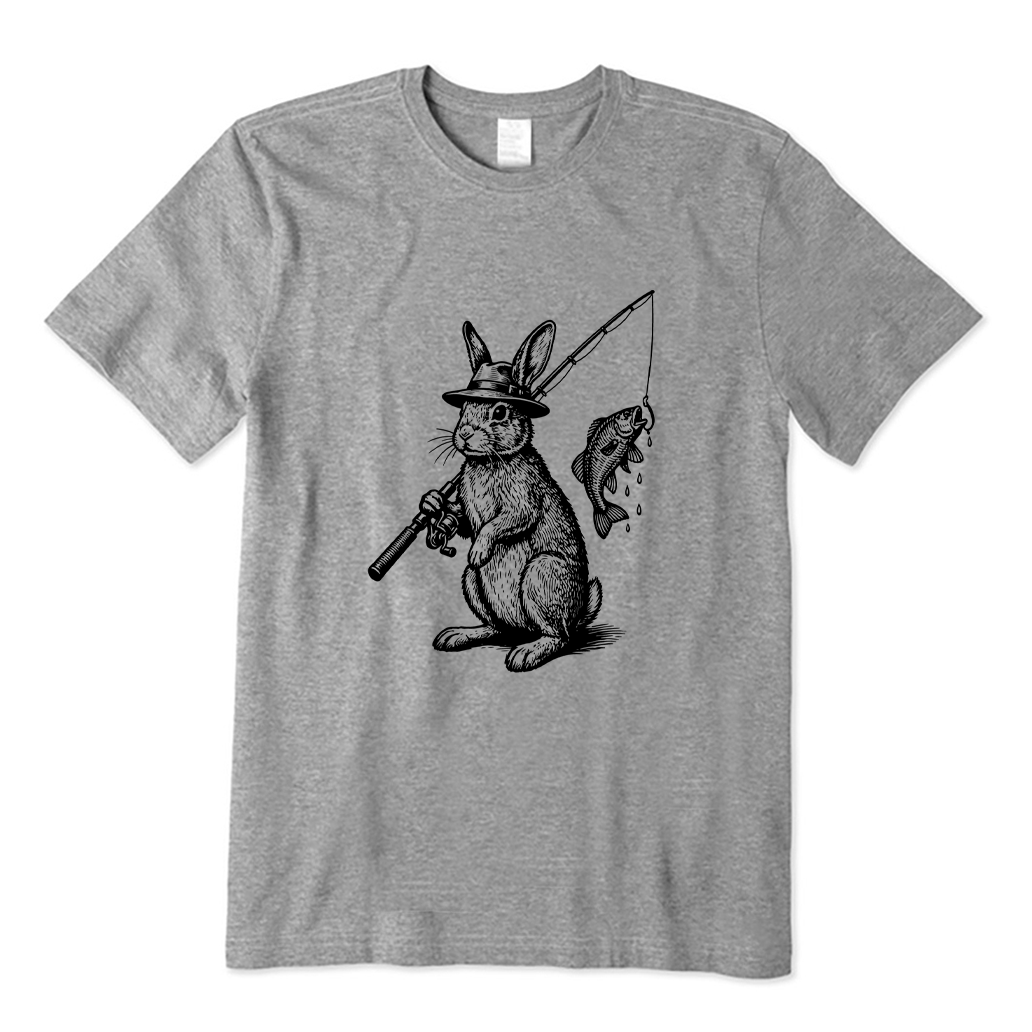 Fishing Rabbit T-shirt