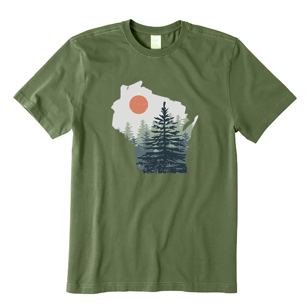 Wisconsin Pine Trees T-Shirt