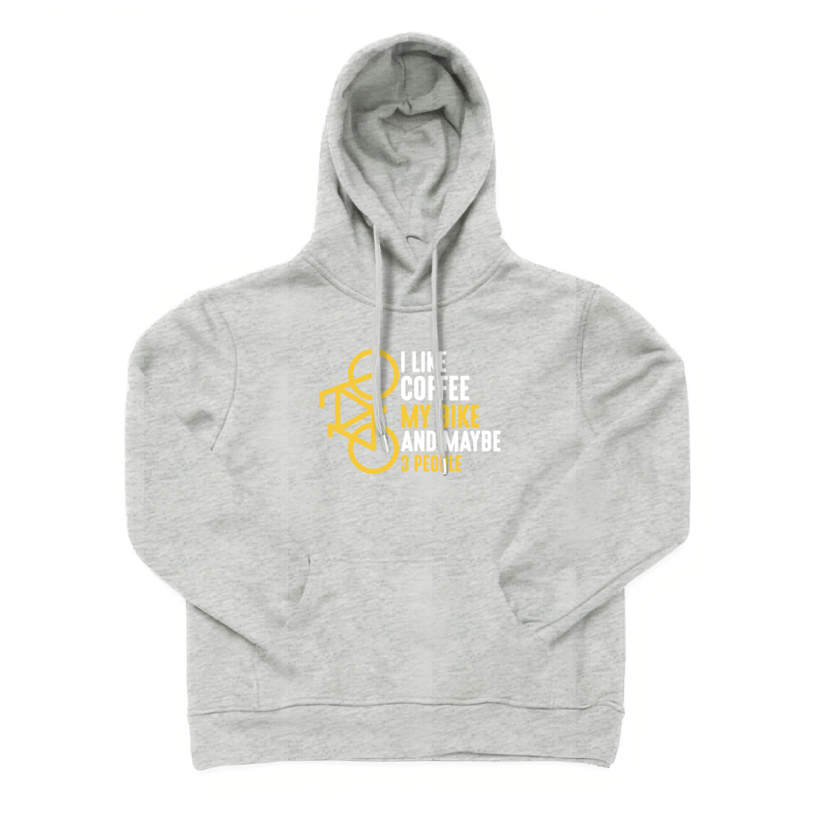 I Like Coffee My Bike and Maybe 3 People Hoodie