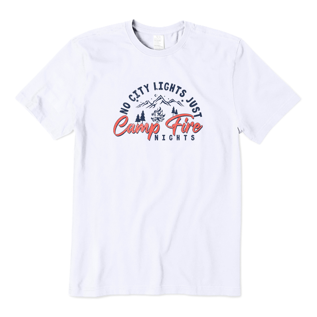 No City Lights Just Campfire Nights T-shirt