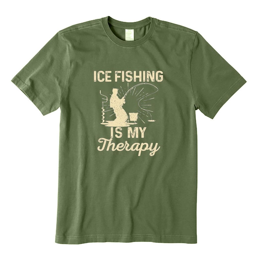 Ice Fishing Is My Therapy T-Shirt