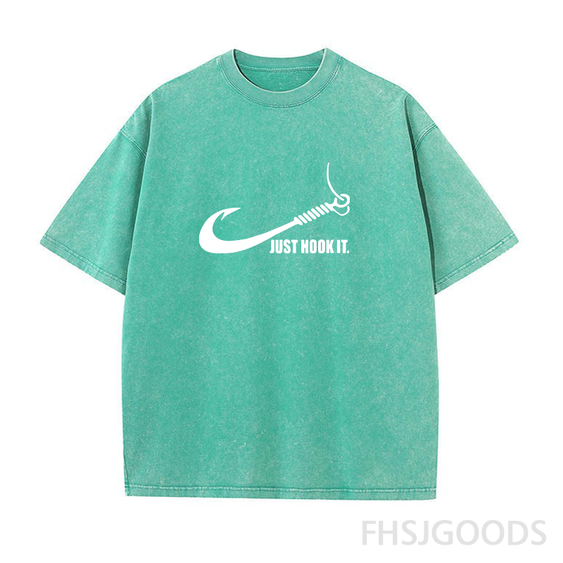 Just Hook It Unisex Distressed T-Shirt