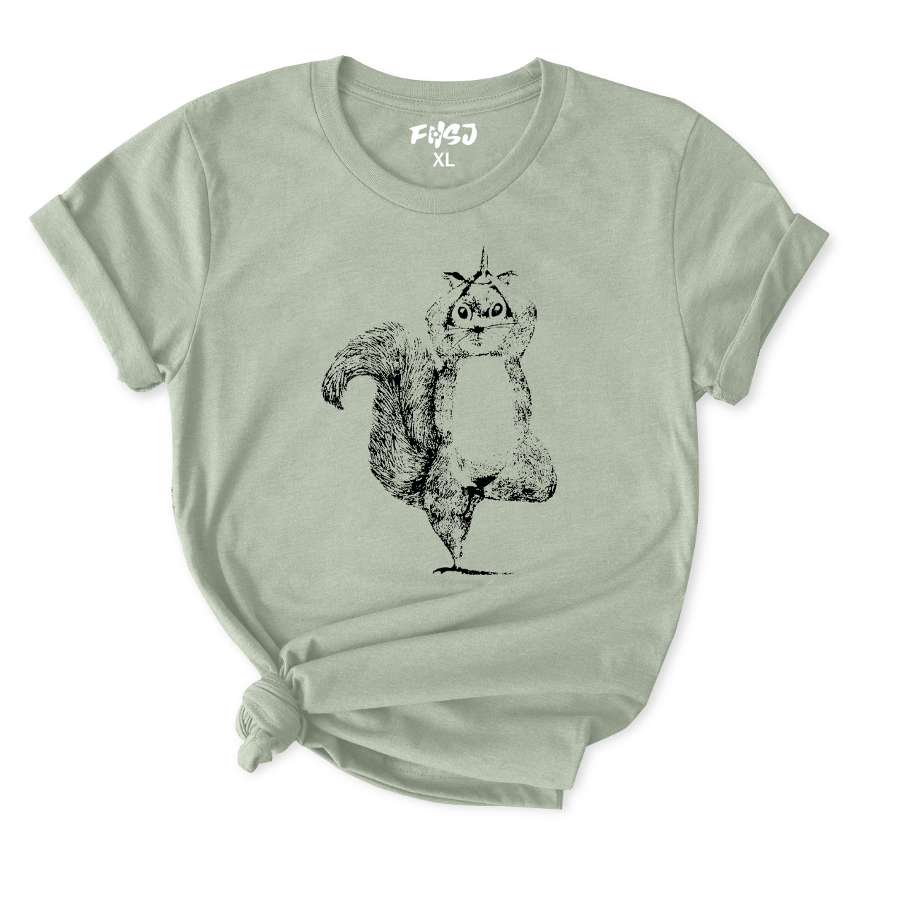 Squirrel Yoga T-Shirt for Women