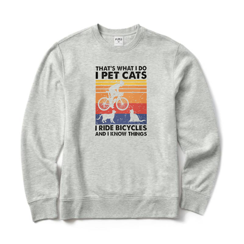 Funny Cyclist Crewneck Sweatshirt