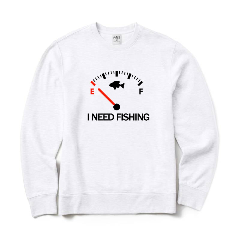 I Need Fishing Crewneck Sweatshirt
