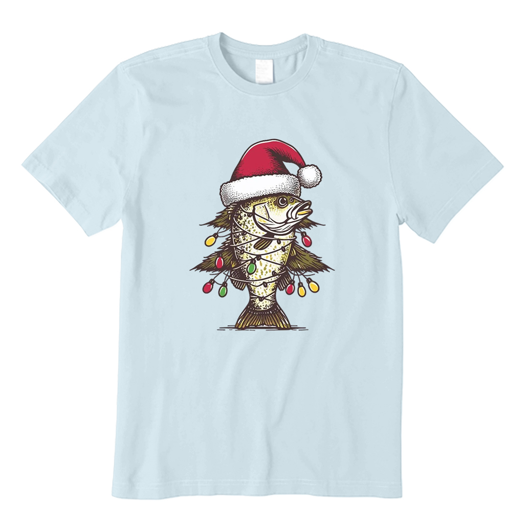 Crappie Fishing Christmas T-Shirt