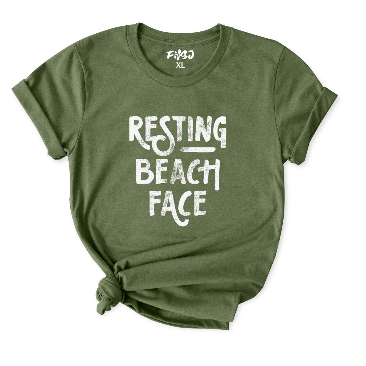 Resting Beach Face T-Shirt for Women