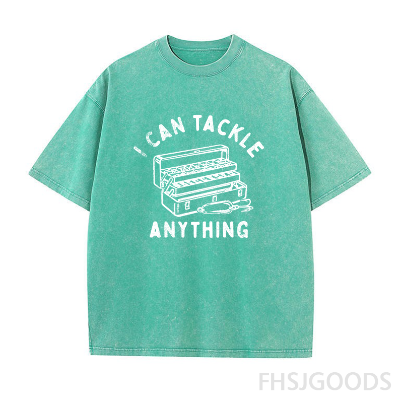 I Can Tackle Anything Unisex Distressed T-Shirt