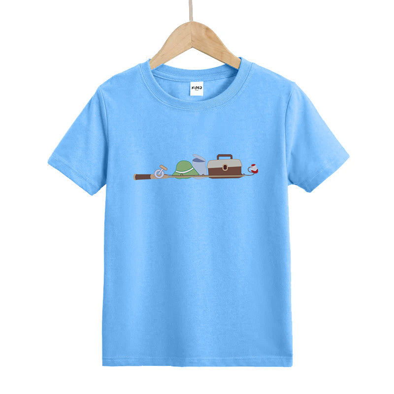 Get Your Fishing Equipment Ready Kids T-Shirt