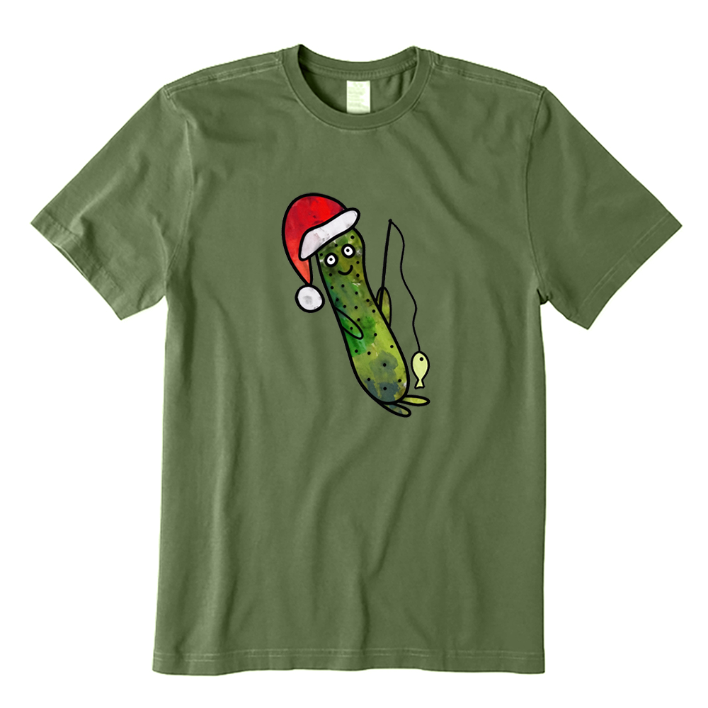 Christmas Pickle Fishing T-Shirt