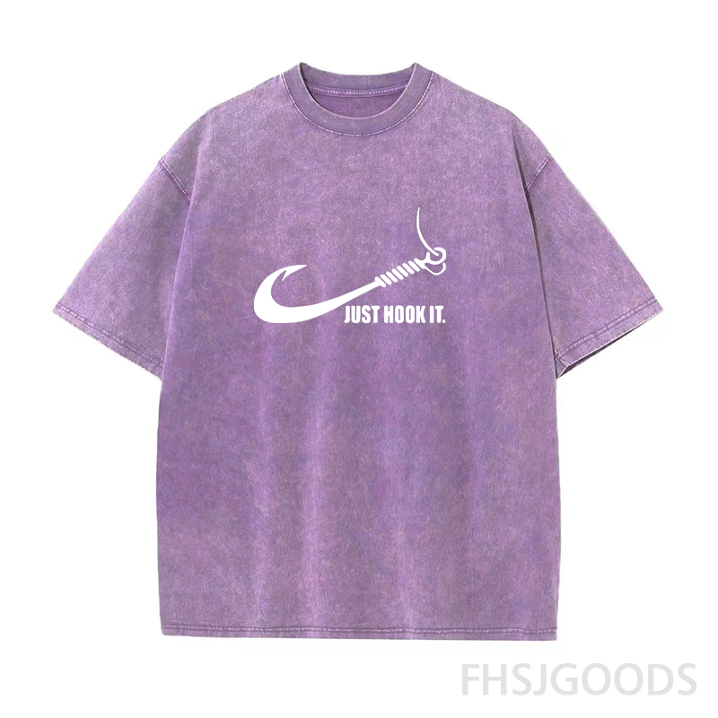 Just Hook It Unisex Distressed T-Shirt