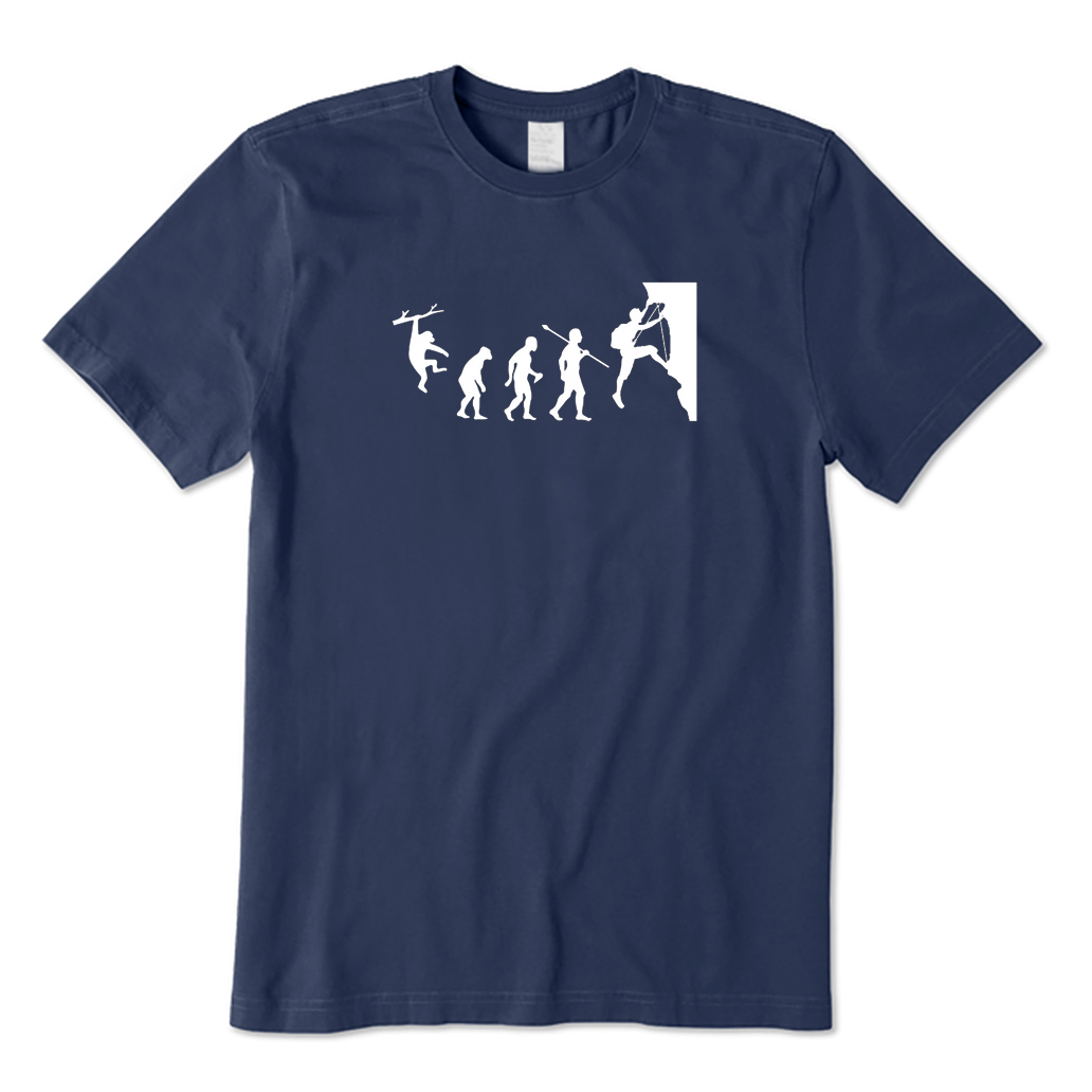 Evolution of Rock Climbing T-Shirt