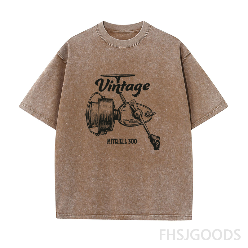 Vintage Mitchell 300 Unisex Distressed T-Shirt