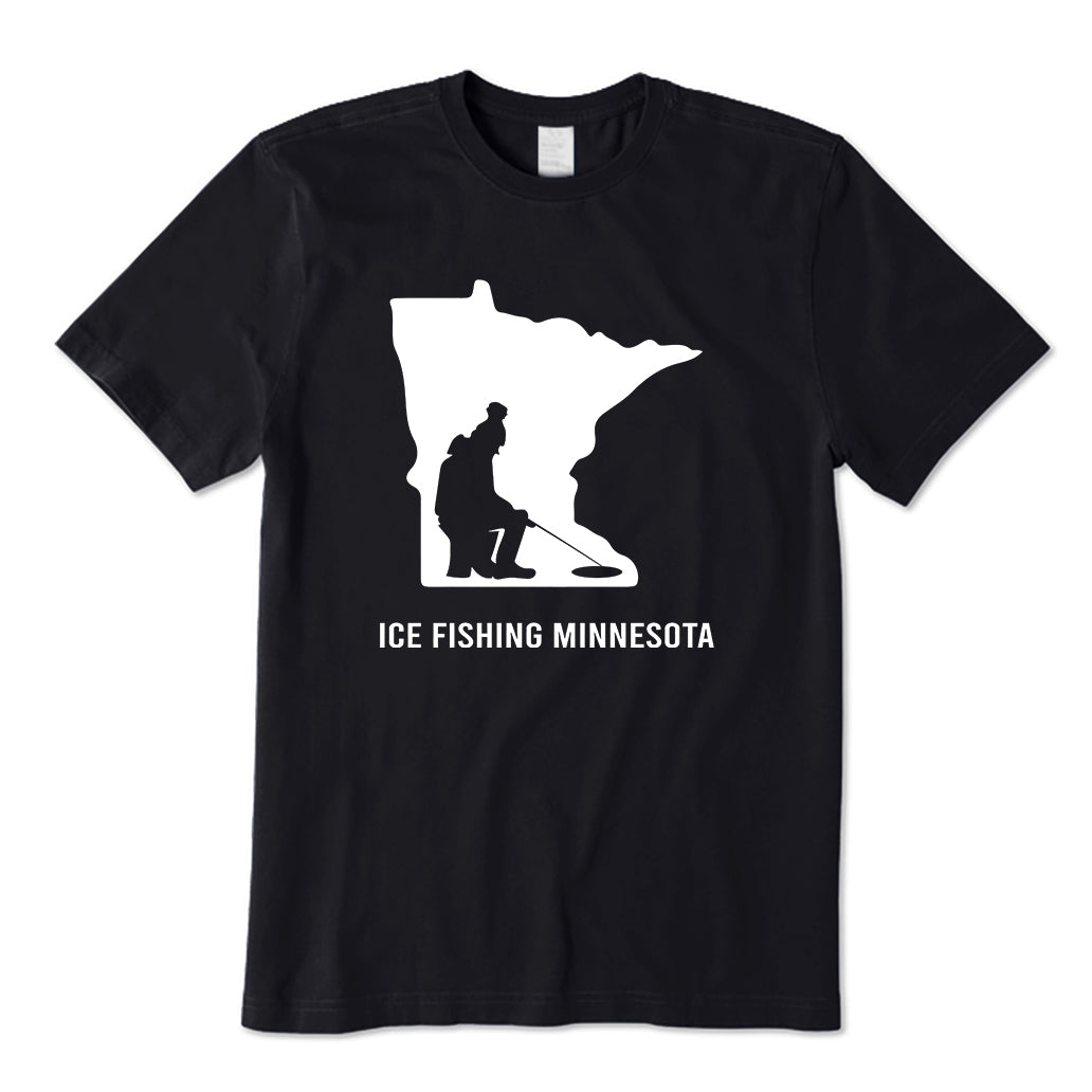 Ice fishing Minnesota T-Shirt