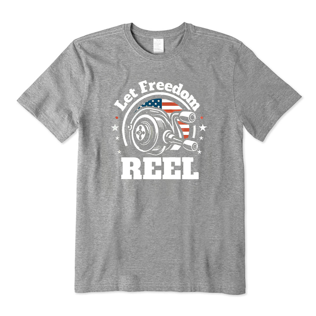 Let Freedom Reel Fishing T-Shirt