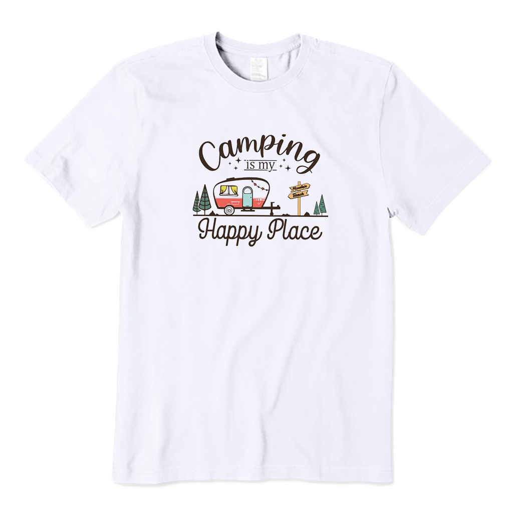 Camping Is My Happy Place T-Shirt