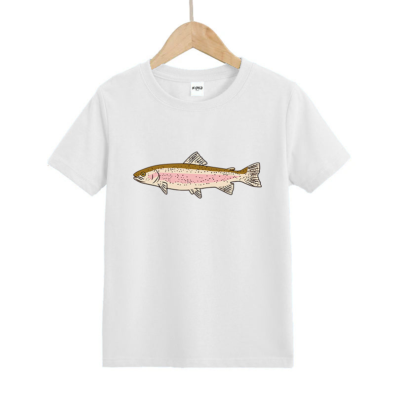 Trout Fishing Kids T-Shirt
