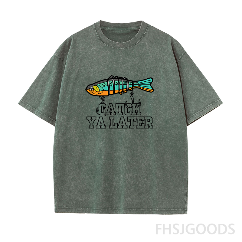 Catch You Later Unisex Distressed T-Shirt