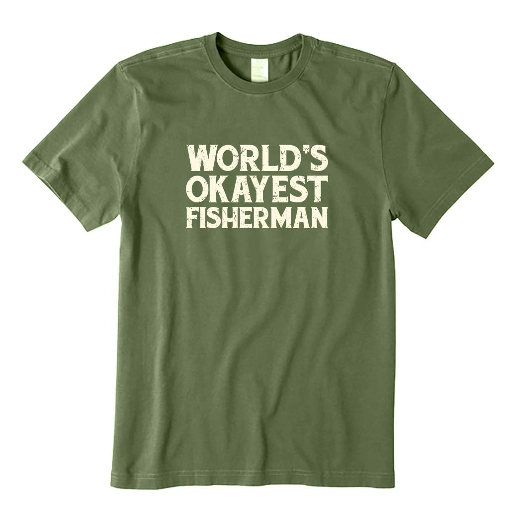 World's Okayest Fisherman T-Shirt