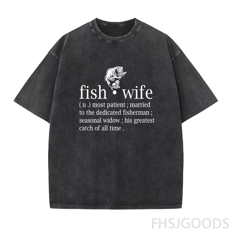 Fish Wife Unisex Distressed T-Shirt