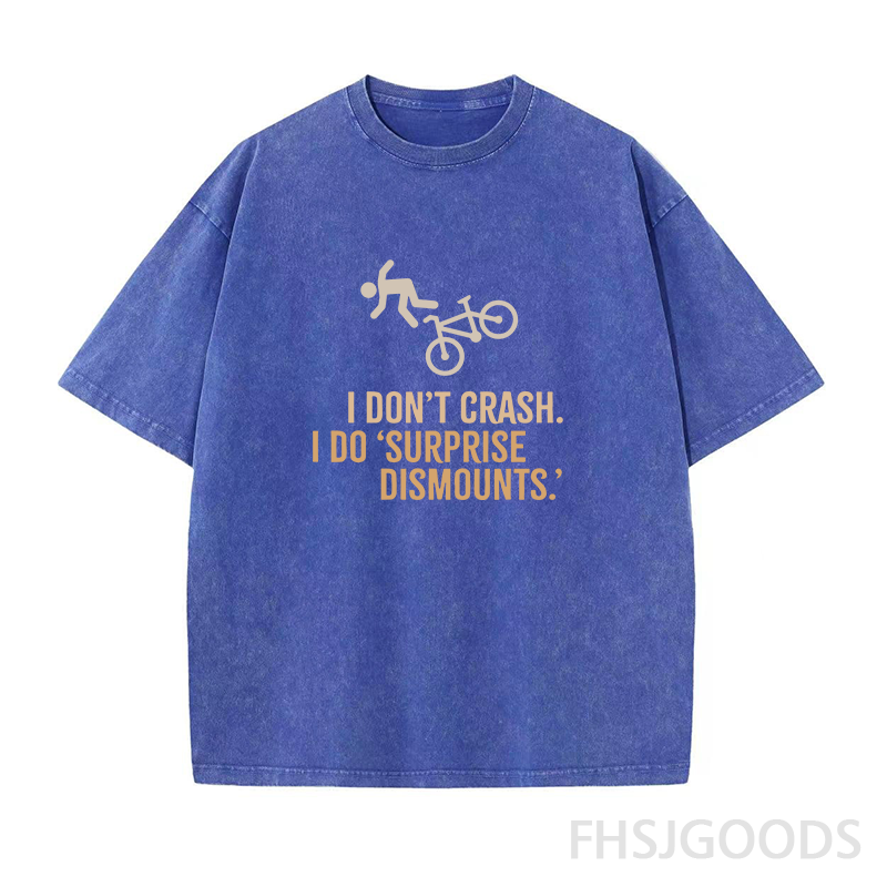 Surprise Dismount Bike Unisex Distressed T-Shirt