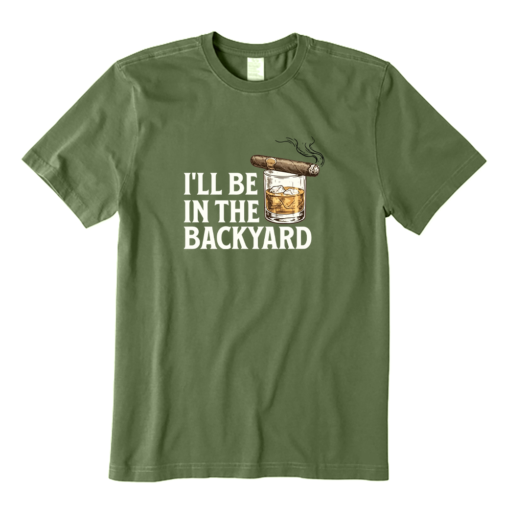 Backyard Whiskey & Cigar BBQ T-shirt