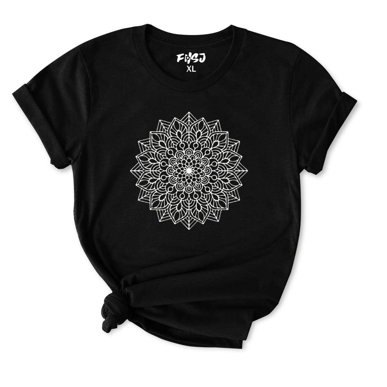 Mandala Lotus Flower Yoga T-Shirt for Women