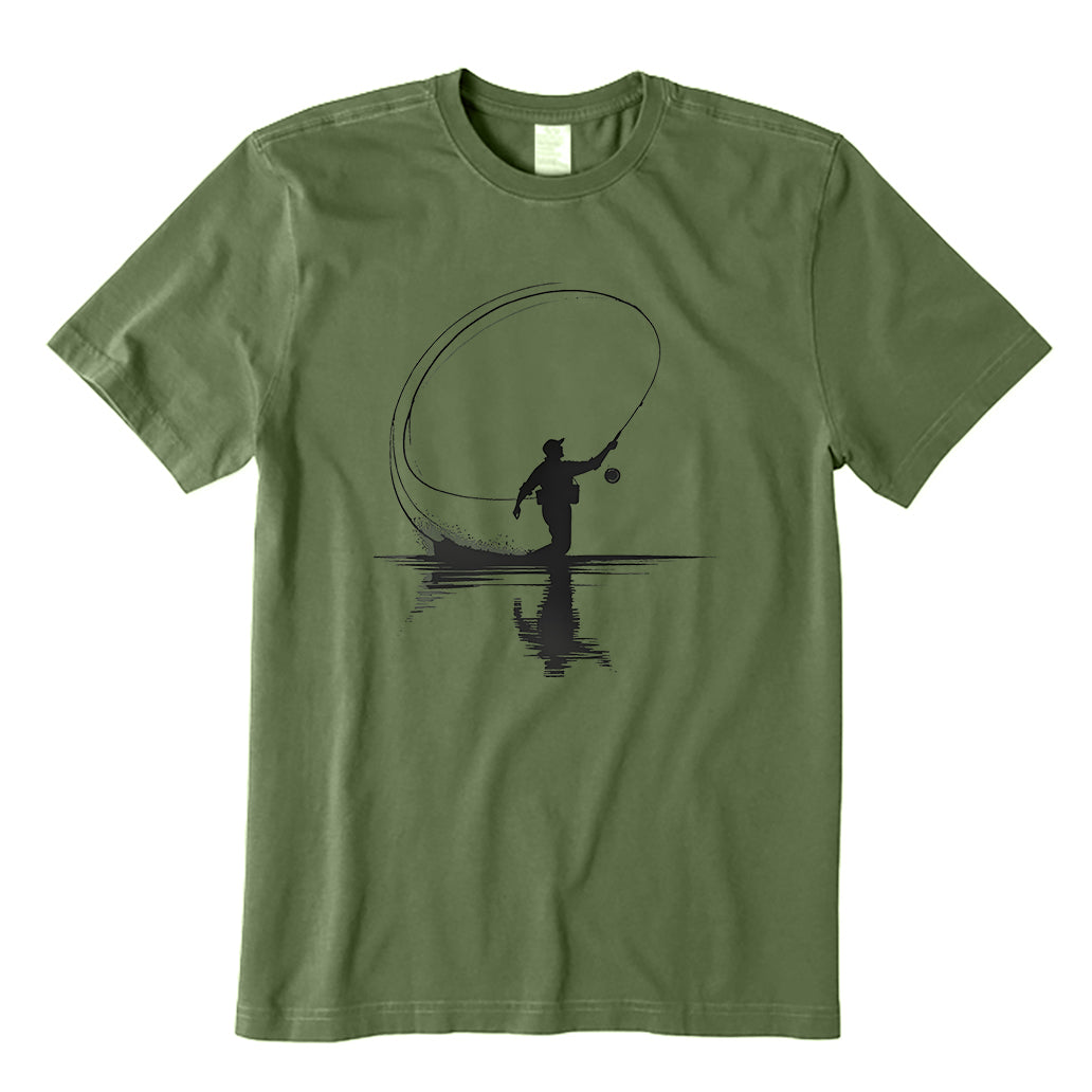 Fly Fishing Silhouette T-Shirt