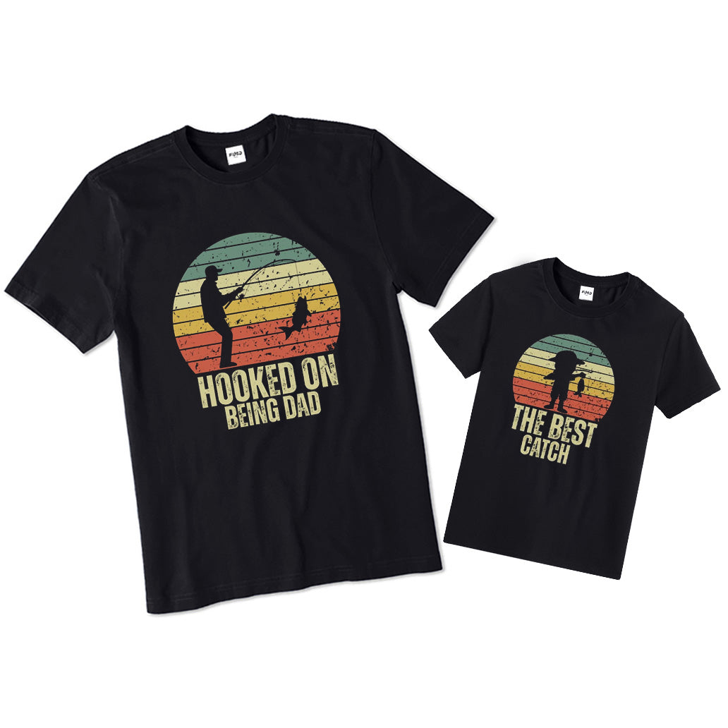 Father and Son Fishing Matching T-shirts