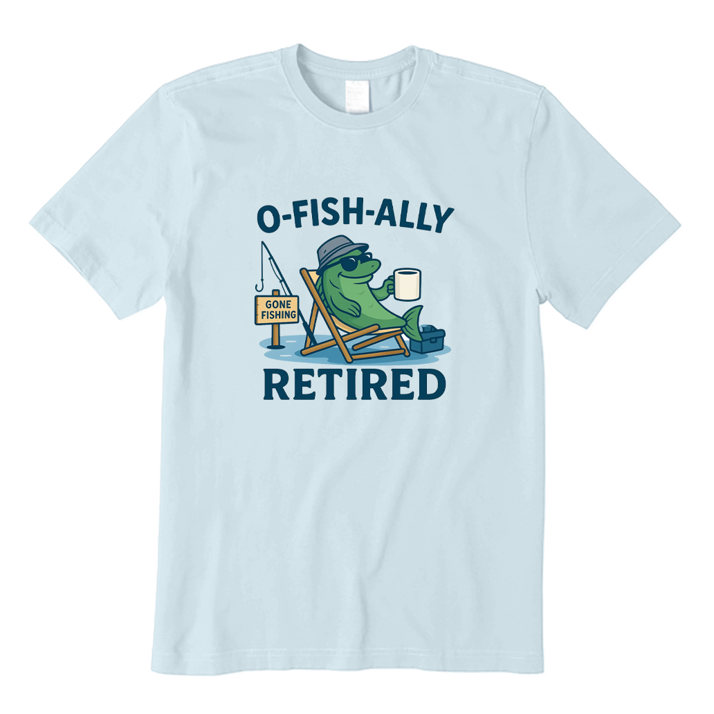 Retired Fisherman Coffee T-shirt