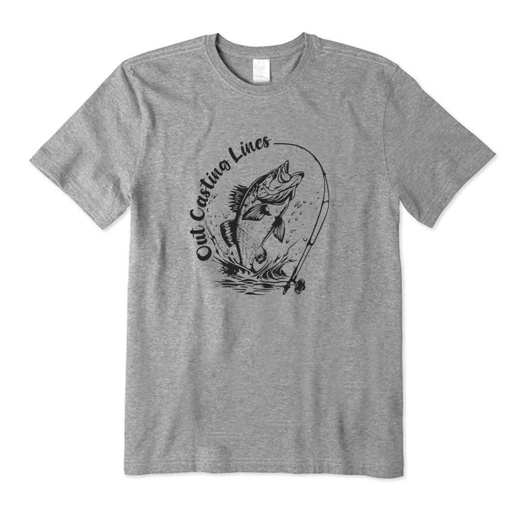 Out Casting Lines T-Shirt