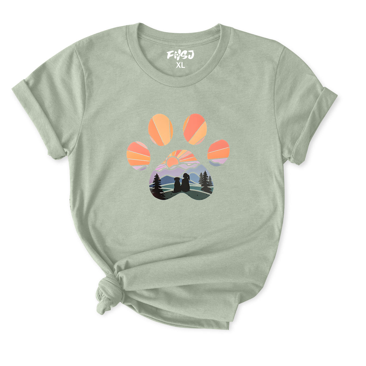 Girl with Dog T-Shirt for Women