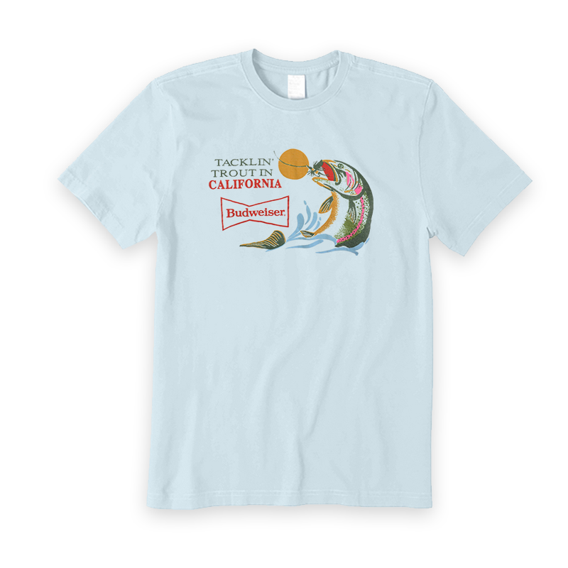 Vintage Budweiser California Trout T-Shirt