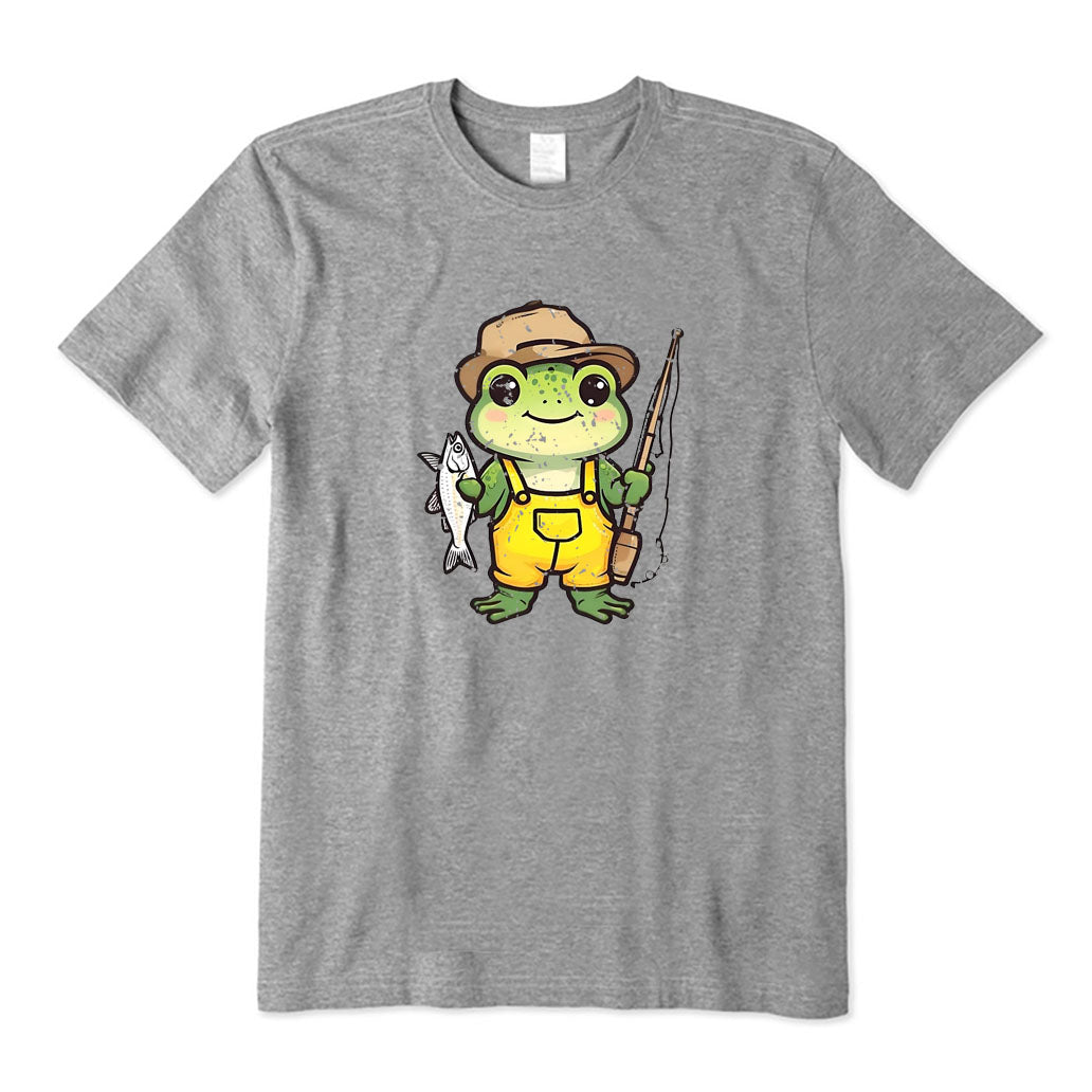 A Cute Fisherman Frog T-Shirt