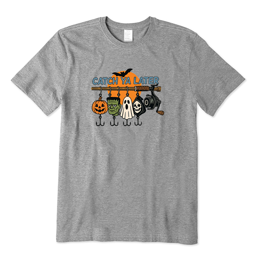 Catch Ya Later Halloween Fishing T-Shirt