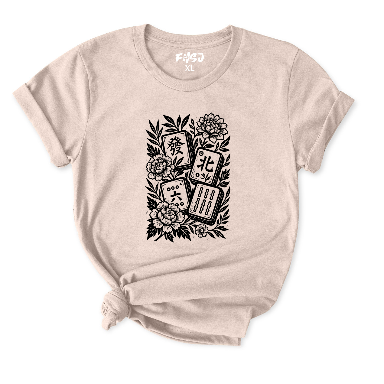 Floral Mahjong T-Shirt for Women