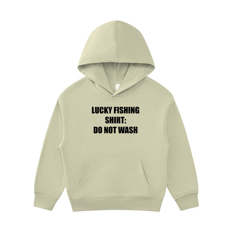 Lucky Fishing Shirt Do Not Wash Kid's Hoodie