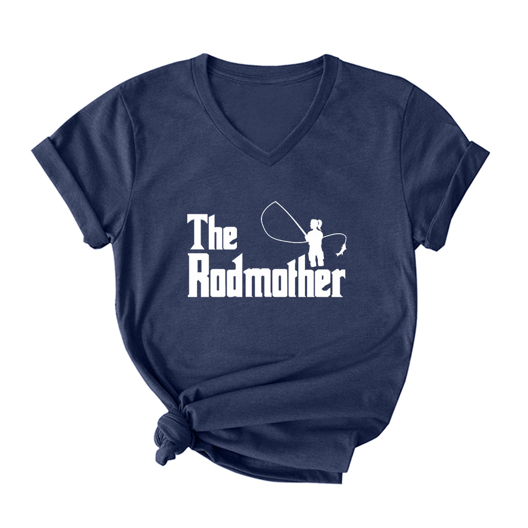 THE RODMOTHER V Neck T-Shirt for Women