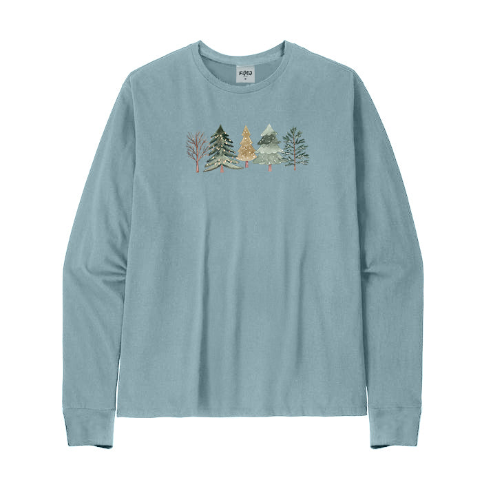 Merry and Bright Trees long Sleeve T-Shirt