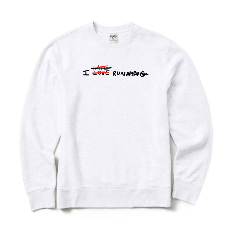 I Love Running Crewneck Sweatshirt