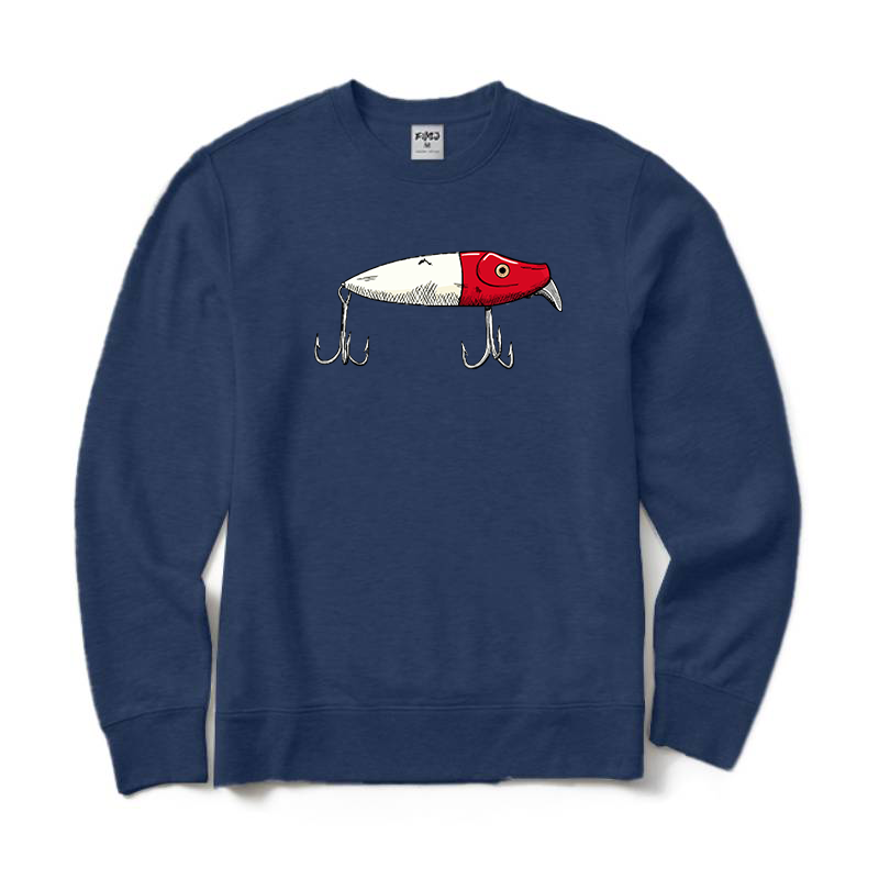 Vintage Fishing Lure Crewneck Sweatshirt