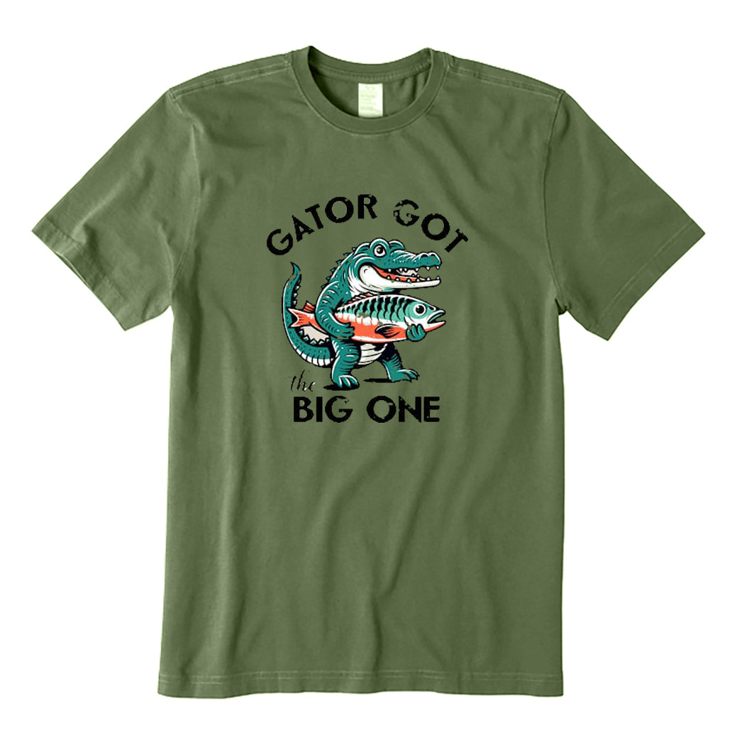 An Alligator Catches A Big Fish T-Shirt