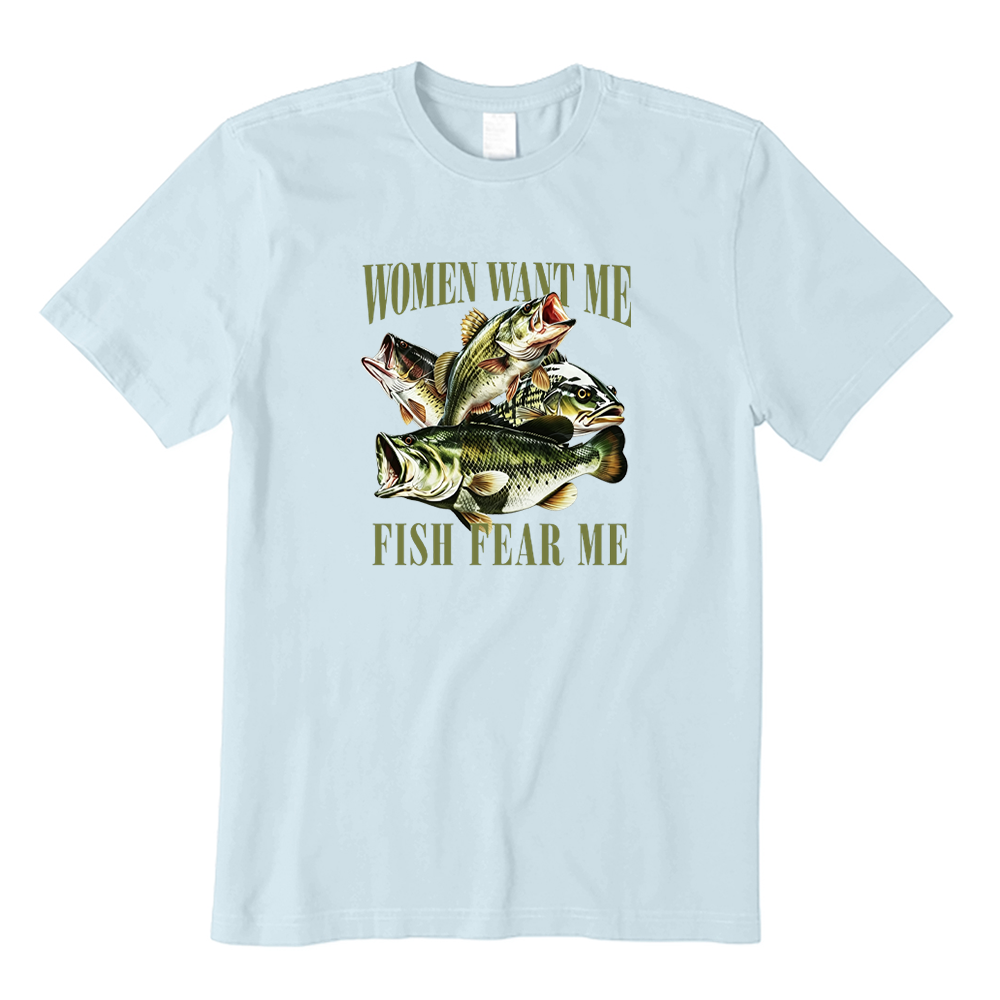 Women Want Me Fish Fear Me Funny Largemouth Bass T-shirt