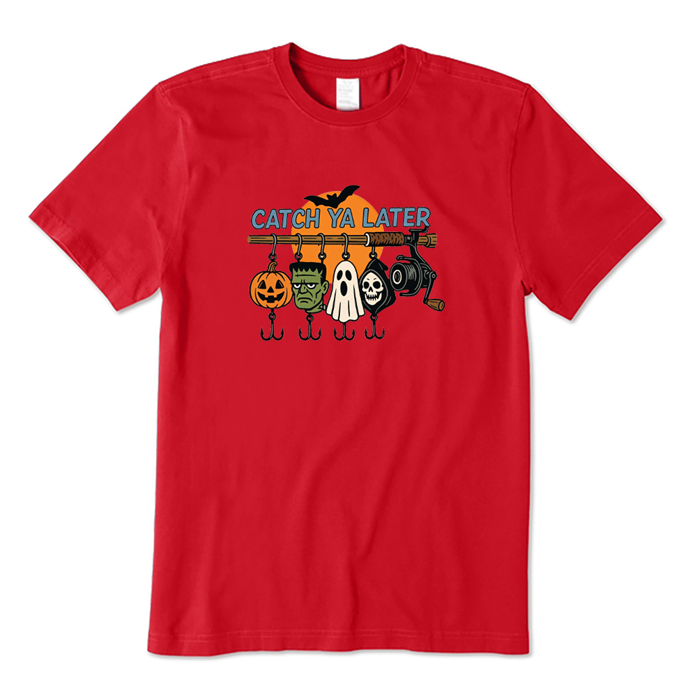 Catch Ya Later Halloween Fishing T-Shirt