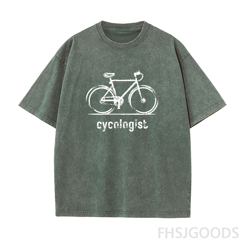 Cycologist Cycling Unisex Distressed T-Shirt