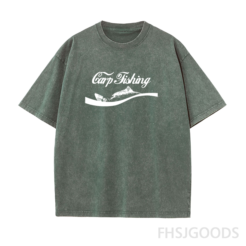 Carp Fishing Unisex Distressed T-Shirt