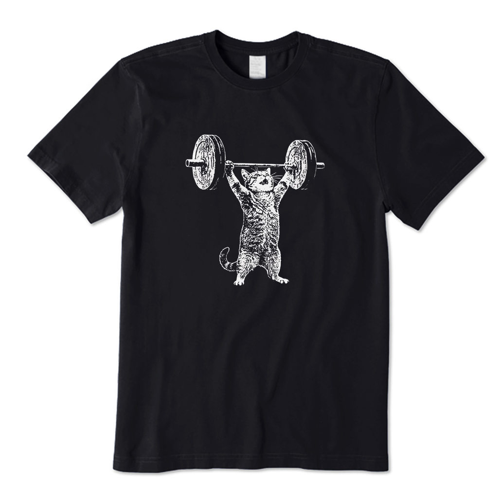 Funny Cat Gym T-shirt